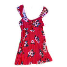 Load image into Gallery viewer, Floral Red Dress
